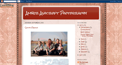 Desktop Screenshot of amberashcroftphotography.blogspot.com