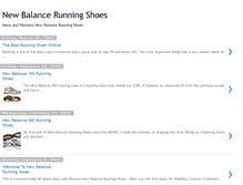 Tablet Screenshot of newbalancerunningshoes.blogspot.com