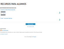 Tablet Screenshot of informaticaalumnos.blogspot.com