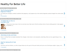 Tablet Screenshot of healthyforbetterlife.blogspot.com