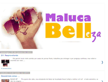 Tablet Screenshot of malucabelleza.blogspot.com