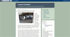 Desktop Screenshot of anywayfoundation.blogspot.com