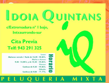 Tablet Screenshot of peluqueria-idoia-quintans.blogspot.com