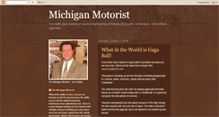 Desktop Screenshot of michiganmotorist.blogspot.com