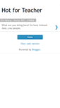 Mobile Screenshot of hotforteacher.blogspot.com
