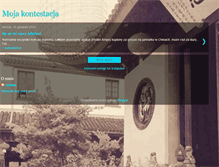 Tablet Screenshot of mojakontestacja.blogspot.com