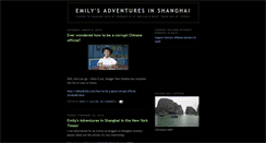 Desktop Screenshot of emilyinshanghai.blogspot.com