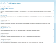 Tablet Screenshot of dottodotproductions.blogspot.com