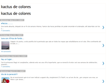 Tablet Screenshot of kactusdecolores.blogspot.com