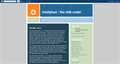 Desktop Screenshot of chullybun.blogspot.com
