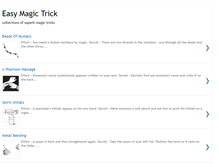 Tablet Screenshot of easymagictrick.blogspot.com