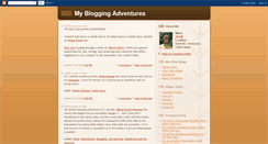 Desktop Screenshot of mybloggingadventures.blogspot.com