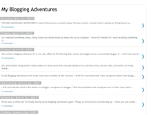 Tablet Screenshot of mybloggingadventures.blogspot.com