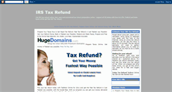 Desktop Screenshot of irstaxrefund.blogspot.com