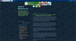 Desktop Screenshot of medicalmarijuana-inc.blogspot.com