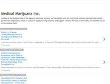 Tablet Screenshot of medicalmarijuana-inc.blogspot.com