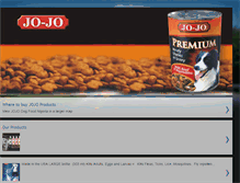 Tablet Screenshot of jojodogfood.blogspot.com