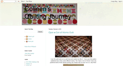 Desktop Screenshot of colleensquiltingjourney.blogspot.com