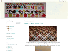 Tablet Screenshot of colleensquiltingjourney.blogspot.com