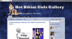 Desktop Screenshot of hot-bikini-girls-gallery.blogspot.com