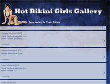 Tablet Screenshot of hot-bikini-girls-gallery.blogspot.com