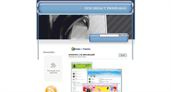 Desktop Screenshot of descargasyprogramas.blogspot.com