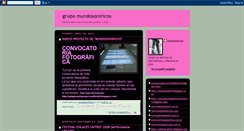 Desktop Screenshot of mundosoniricos.blogspot.com
