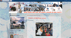 Desktop Screenshot of espacoparadiferenca.blogspot.com