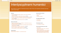 Desktop Screenshot of interdyscyplinarni.blogspot.com