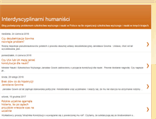 Tablet Screenshot of interdyscyplinarni.blogspot.com