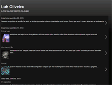Tablet Screenshot of luholiveirapoesia.blogspot.com
