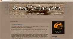Desktop Screenshot of mandjadventures.blogspot.com