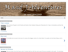 Tablet Screenshot of mandjadventures.blogspot.com