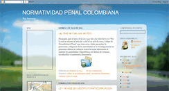 Desktop Screenshot of normatividadpenal.blogspot.com