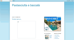Desktop Screenshot of pastasciuttaebaccala.blogspot.com