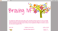 Desktop Screenshot of bravingivf.blogspot.com