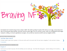 Tablet Screenshot of bravingivf.blogspot.com