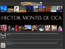 Tablet Screenshot of montesdeocahector.blogspot.com