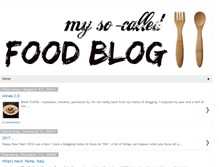 Tablet Screenshot of mysocalledfoodblog.blogspot.com