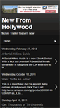 Mobile Screenshot of newfromhollywood.blogspot.com
