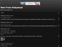 Tablet Screenshot of newfromhollywood.blogspot.com