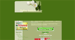 Desktop Screenshot of onlinebasketball-tv.blogspot.com