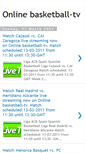 Mobile Screenshot of onlinebasketball-tv.blogspot.com