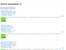 Tablet Screenshot of onlinebasketball-tv.blogspot.com