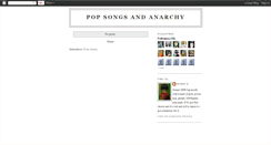 Desktop Screenshot of popsongsandanarchy.blogspot.com