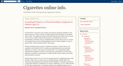 Desktop Screenshot of cigarettesonlineinfo.blogspot.com