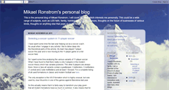 Desktop Screenshot of mronstrom.blogspot.com