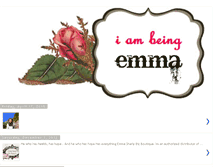 Tablet Screenshot of iambeingemma.blogspot.com