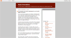 Desktop Screenshot of music-innovations.blogspot.com