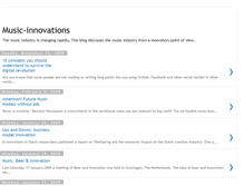 Tablet Screenshot of music-innovations.blogspot.com